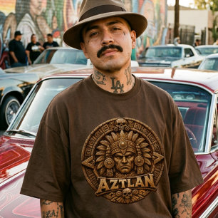 Aztec Calendar Aztlan  T-Shirt