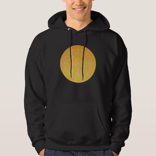 Aztec Calendar Cute Beautiful Fun Hoodie (Front)