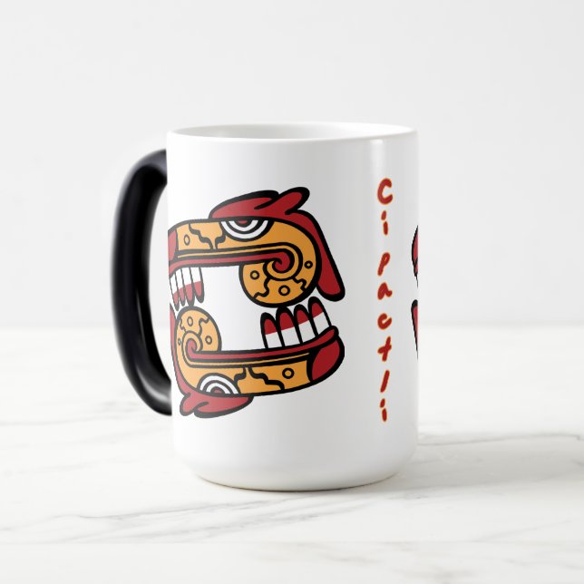 Aztec Calendar Day 01 - Cipactli Magic Mug (Front Left)