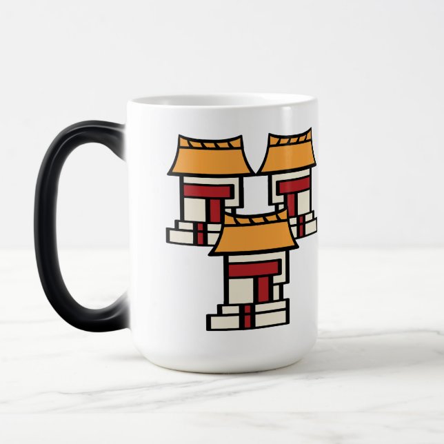 Aztec Calendar Day 03 - Calli Magic Mug (Left)