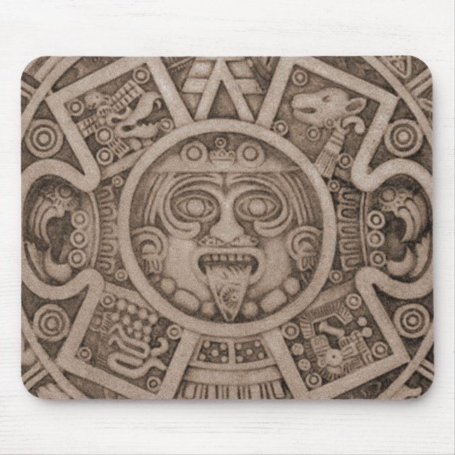 Aztec Calendar Mouse Pad (Front)