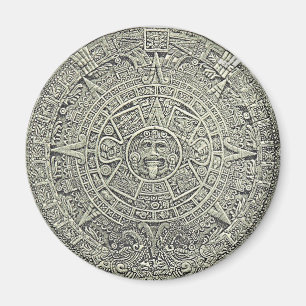 Aztec Calendar Stone Magnet
