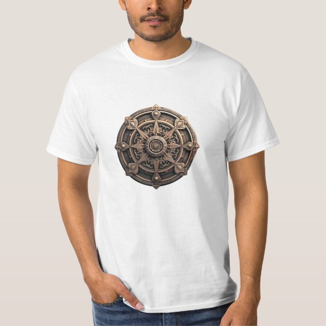 Aztec Calendar T-Shirt – Ancient Mayan & Aztec Her (Front)