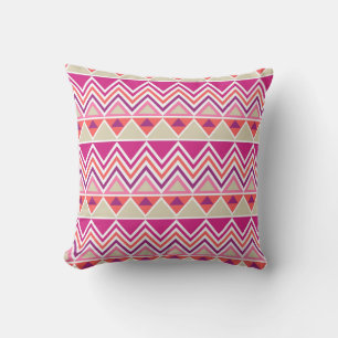 Aztec Chevron #12 @ VictoriaShaylee Throw Pillow