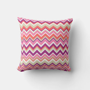Aztec Chevron #1 @ VictoriaShaylee Throw Pillow