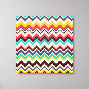 Aztec Chevron #3 at VictoriaShaylee Canvas Print