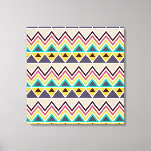 Aztec Chevron #5 at VictoriaShaylee Canvas Print