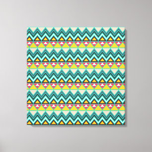 Aztec Chevron #6 at VictoriaShaylee Canvas Print