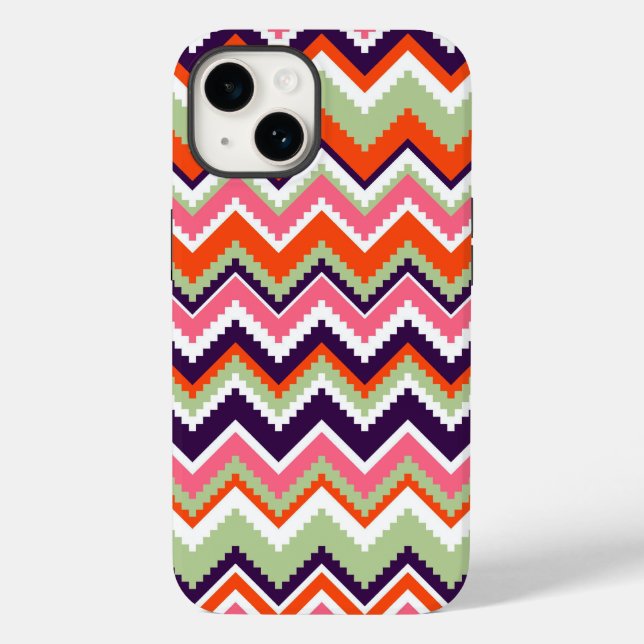 Aztec Chevron #7 @ VictoriaShaylee Case-Mate iPhone Case (Back)