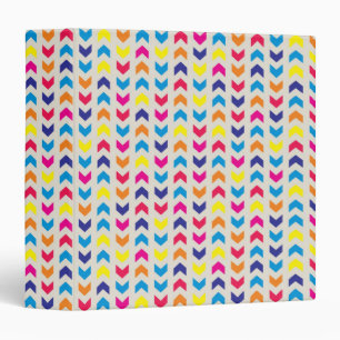 Aztec Chevron colourful Binder