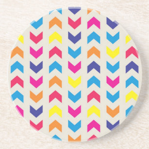Aztec Chevron colourful Coaster