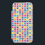 Aztec Chevron colourful Incipio Watson™ iPhone 5 Wallet Case<br><div class="desc">Aztec Chevron seamless vector colourful vector pattern,  texture or background with zigzag stripes. Thanksgiving background,  desktop wallpaper or website design element © and ® Bigstock® - All Rights Reserved.</div>