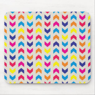 Aztec Chevron colourful Mouse Pad