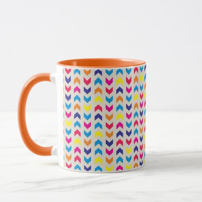 Aztec Chevron colourful Mug (Left)