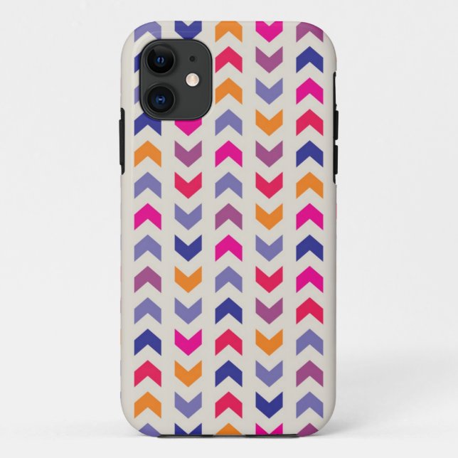 Aztec Chevron colourful pattern Case-Mate iPhone Case (Back)