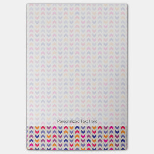 Aztec Chevron colourful pattern Post-it Notes
