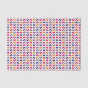 Aztec Chevron colourful pattern Tissue Paper