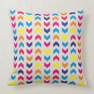 Aztec Chevron colourful Throw Pillow