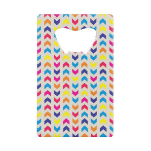 Aztec Chevron colourful Wallet Bottle Opener