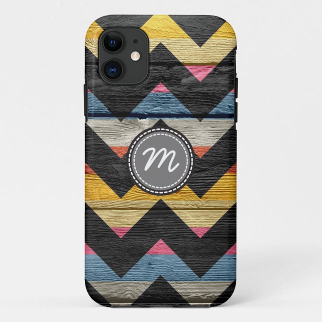 Aztec chevron zigzag pattern Case-Mate iPhone case (Back)