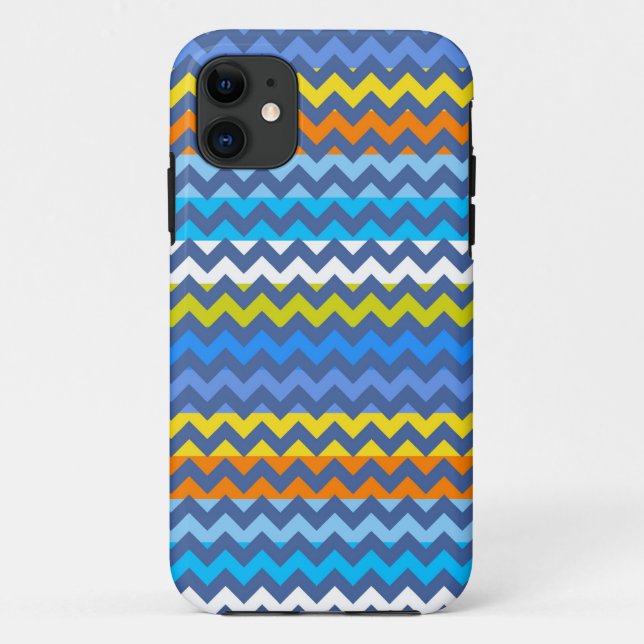 Aztec Chevron Zigzag Stripe Pattern 3 Case-Mate iPhone Case (Back)