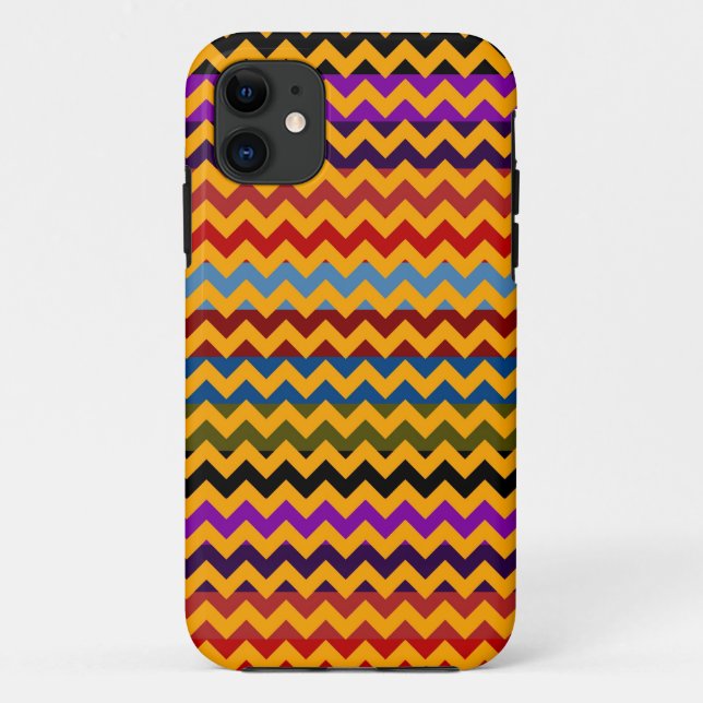 Aztec Chevron Zigzag Stripe Pattern 4 Case-Mate iPhone Case (Back)
