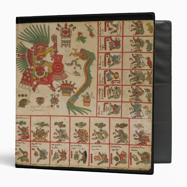 Aztec Codex Borbonicus Binder (Front/Inside)