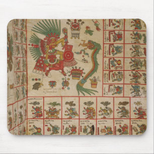 Aztec Codex Borbonicus Mouse Pad