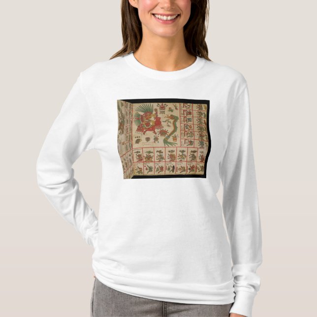 Aztec Codex Borbonicus T-Shirt (Front)
