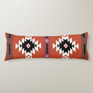 Aztec Colourful Geometric Pattern Body Pillow
