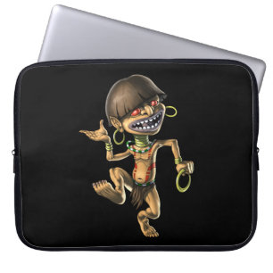 Aztec Creature Chaneque Laptop Sleeve