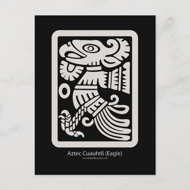 Aztec Cuauhtli - Eagle (Putty) Postcard (Front)
