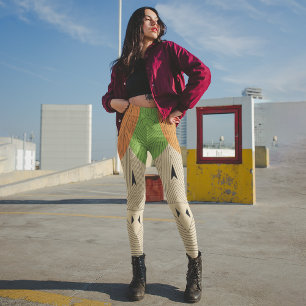 Aztec Culture Art Capri Leggings