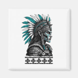 Aztec Culture Mayan Indigenous People  Magnet