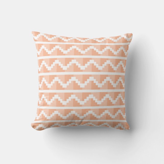 Aztec Design #2 at JessicaSuzzette Throw Pillow (Front)