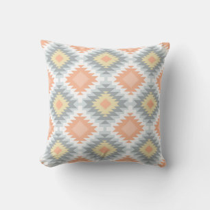 Aztec Design #3 at JessicaSuzzette Throw Pillow