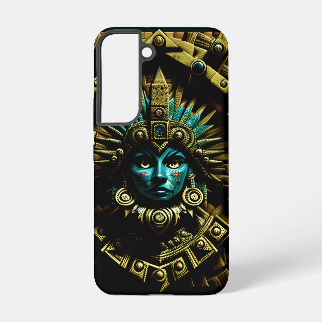 Aztec Design Pattern Two Samsung Galaxy S22 Case (Back)