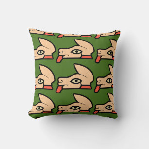 Aztec Design pillow Tochtli or Rabbit