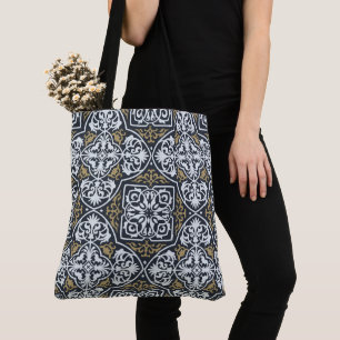 Aztec Design Shoulder Tote Bag