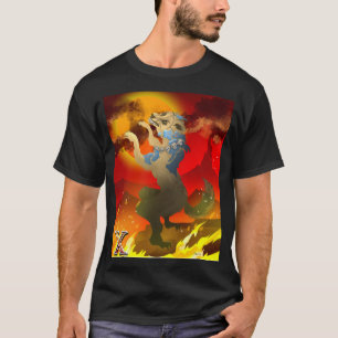 Aztec Dog of the Dead Design T-Shirt