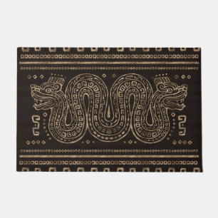 Aztec Double-headed serpent Doormat