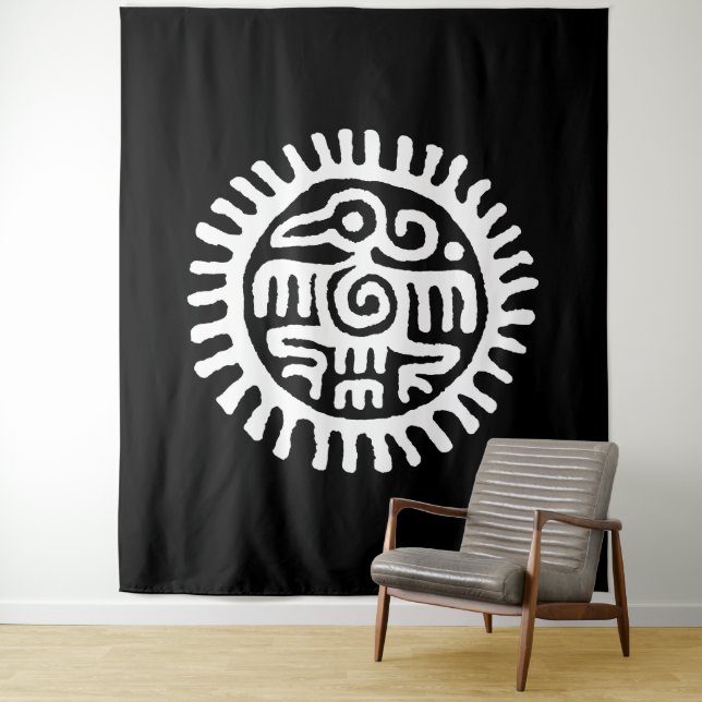 Aztec Eagle Tapestry (In Situ)
