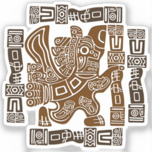 Aztec Eagle Warrior Tribal Ancient Art