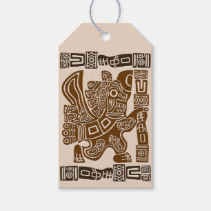 Aztec Eagle Warrior Tribal Ancient Art Gift Tags
