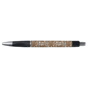 Aztec Eagle Warrior Tribal Ancient Art Pen
