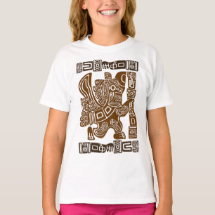 Aztec Eagle Warrior Tribal Ancient Art T-Shirt