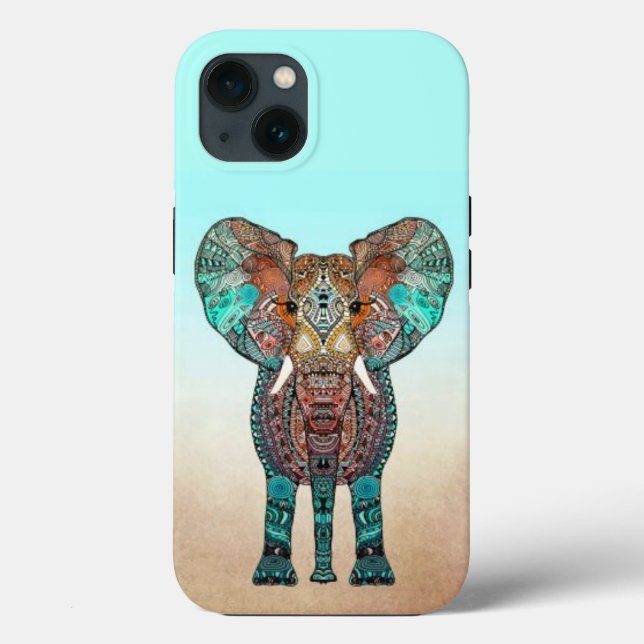 Aztec Elephant Case-Mate iPhone Case (Back)