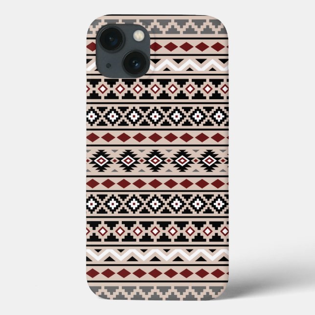 Aztec Essence II Ptn Black White Grey Red Sand Case-Mate iPhone Case (Back)