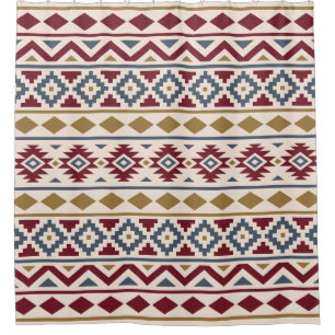 Aztec Essence III Ptn Red Blue Gold Cream