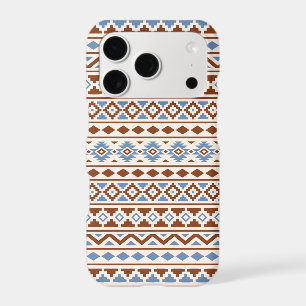 Aztec Essence Pattern II Rust Blue Cream